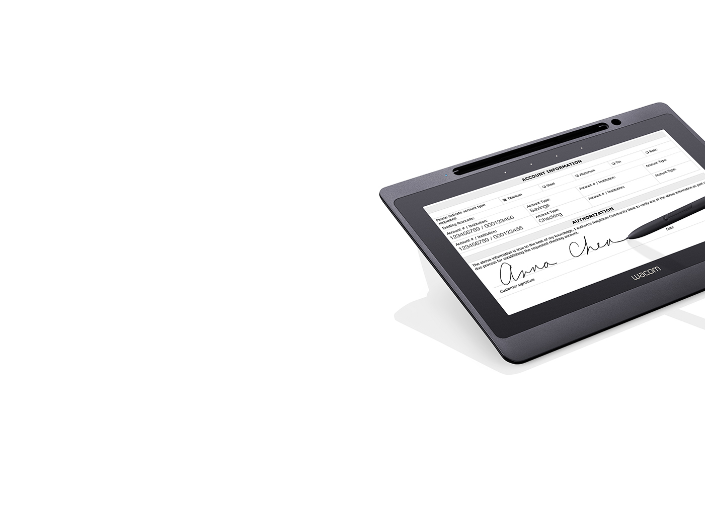 Tableta gráfica LCD, USB, 16:9, Pluma, inalámbrico, 800:1 Wacom DTU1141 