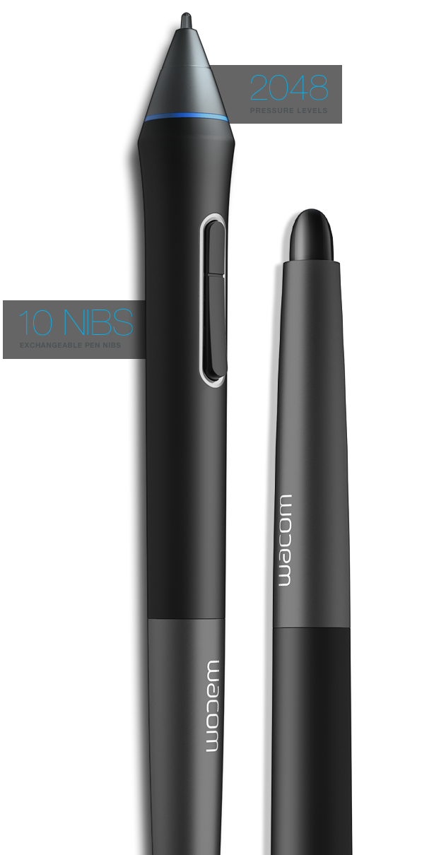 13 Zoll Grafiktablett mit Display & Standfüßen inkl. Pro Pen 2 Eingabestift, Kompatibel mit Windows und Apple Wacom Cintiq Pro 13 Creative Pen Display 