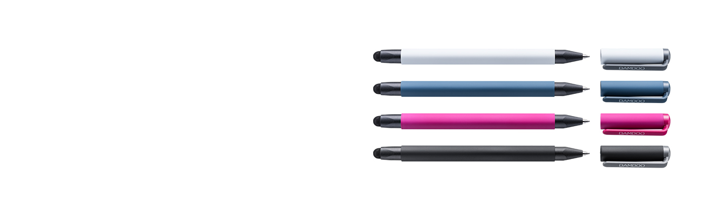 iPhone Android Tablets Touchscreen-Eingabestift für iPad Generation Wacom CS-170T Bamboo Stylus Duo 3 Smartphones mit austauschbarer Pen Carbonspitze und Kugelschreiber orange