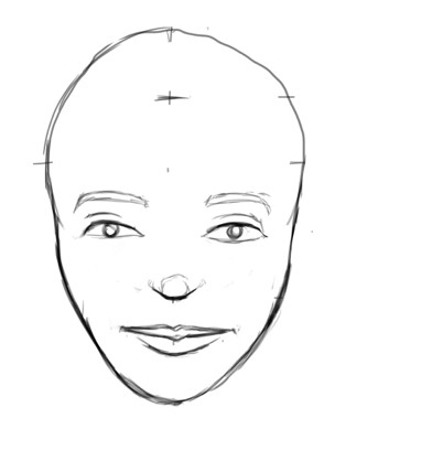 วิธีการวาดใบหน้าของผู้หญิงทีละขั้นตอน