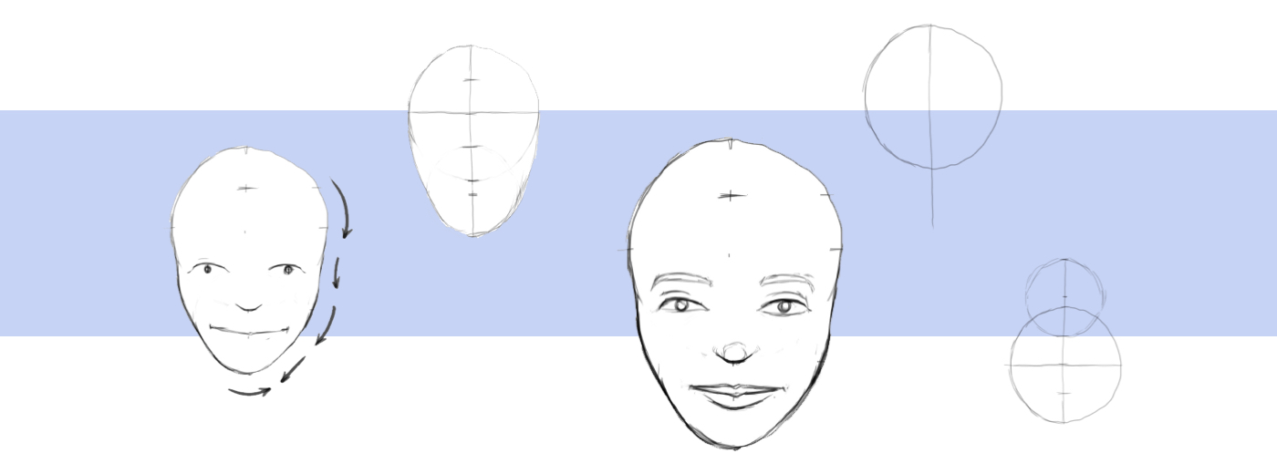 Cómo dibujar un rostro femenino paso a paso