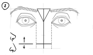 鼻の描き方 ステップごとに解説