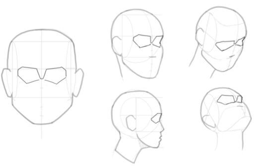 Vamos desenhar diferentes formas de olhos para personalizar o personagem!