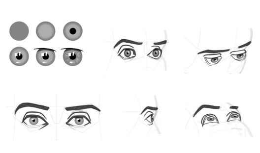 Como desenhar um olho num piscar de olhos