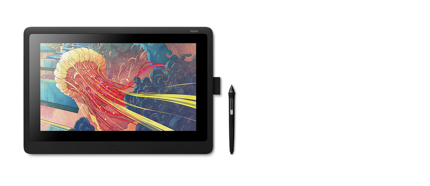 Wacom DTK1660K0A Cintiq 15.6 Inch Digitizer Tablet With Creative Pen - USB - 2.0