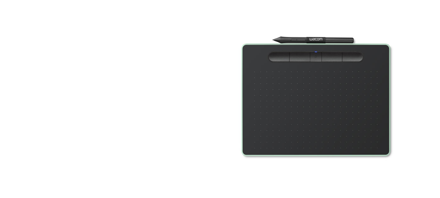 Wacom CTL4100 Intuos - Tableta de dibujo gráfico con 3 software adicional  incluido, 7.9 x 6.3 pulgadas, paquete negro con bolígrafo Wacom LP1100K 4K