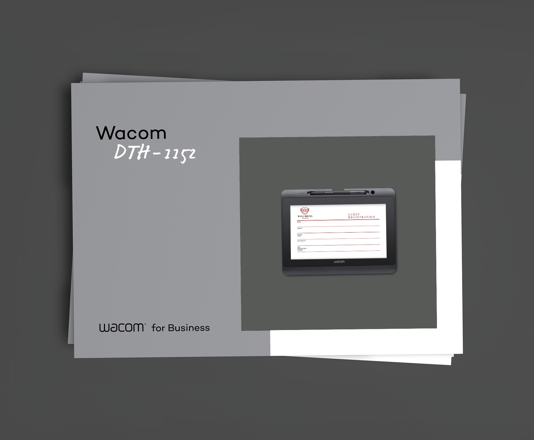 Wacom for Business Data sheet document DTH 1152