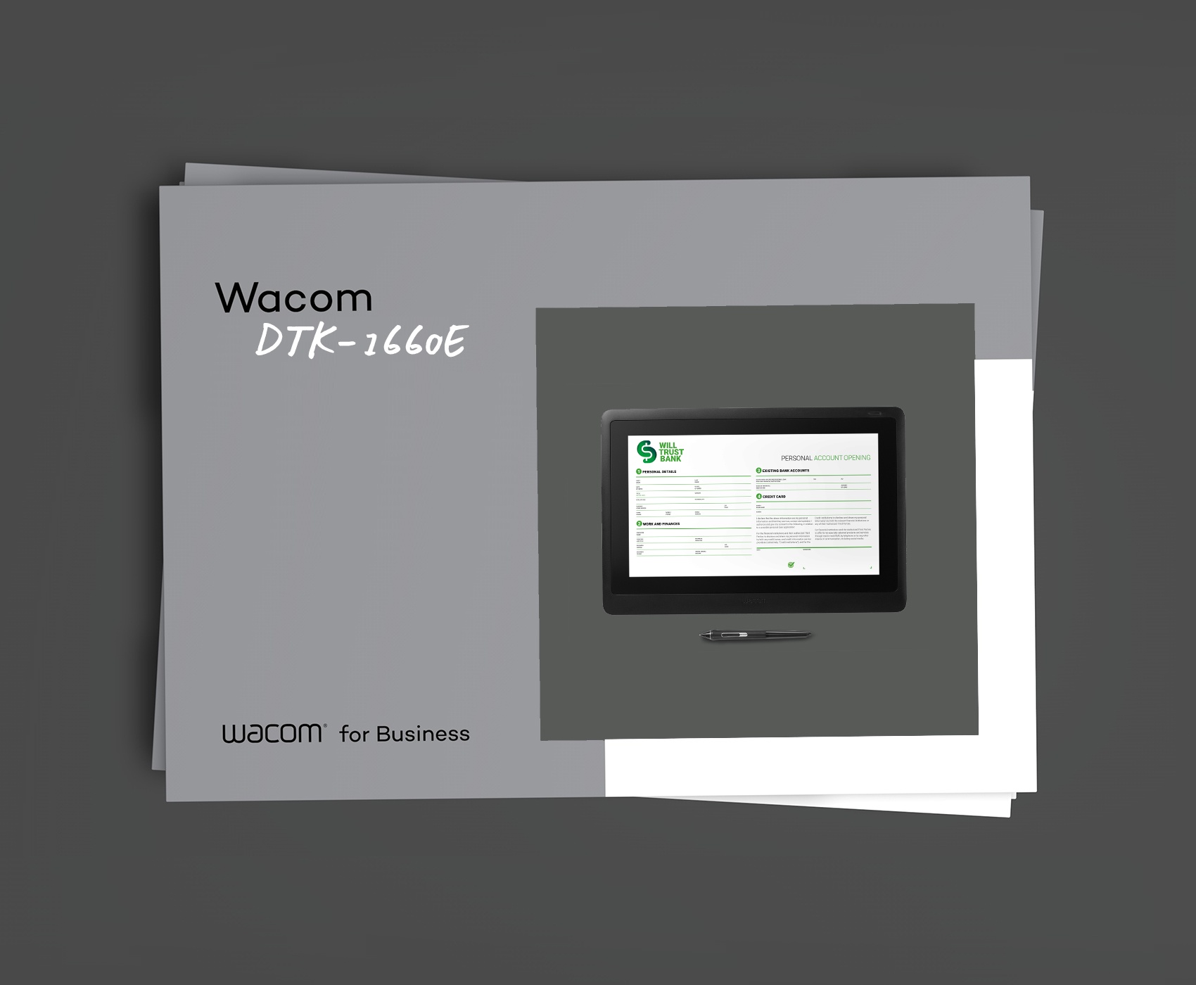 Wacom for Business Data sheet document DTK 1660E