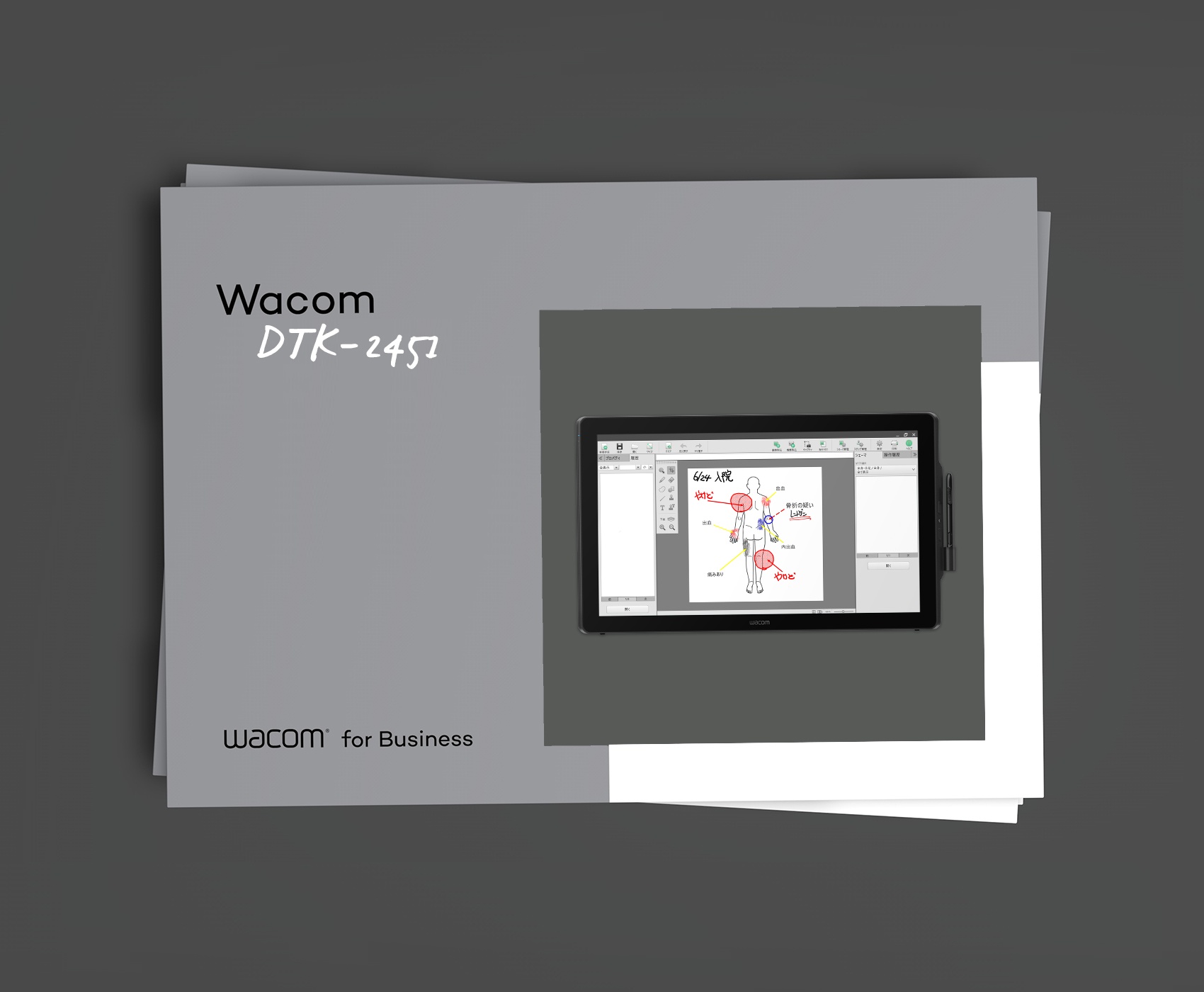 Wacom for Business Data sheet document DTK 2451