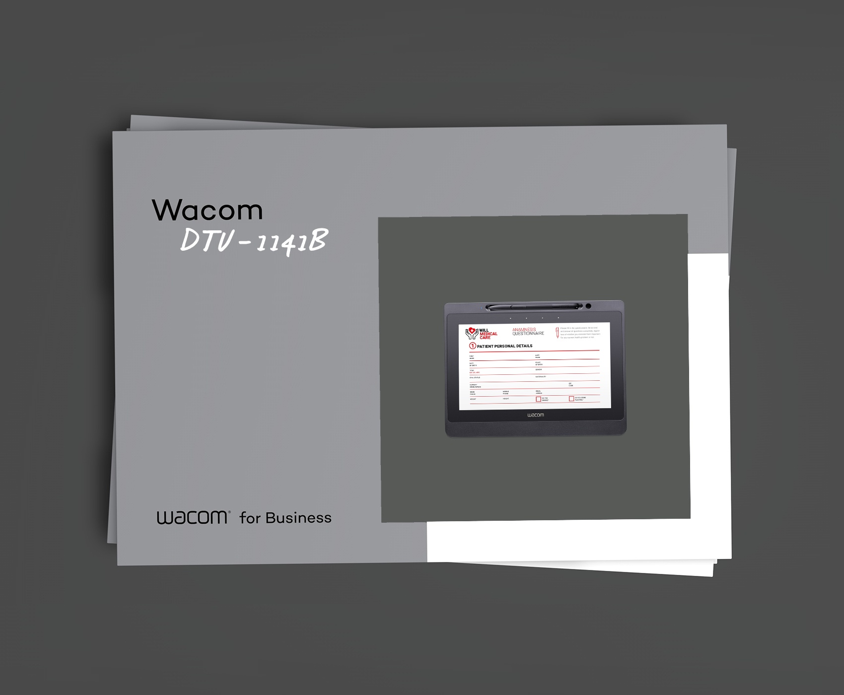 Wacom for Business Data sheet document DTU 1141B