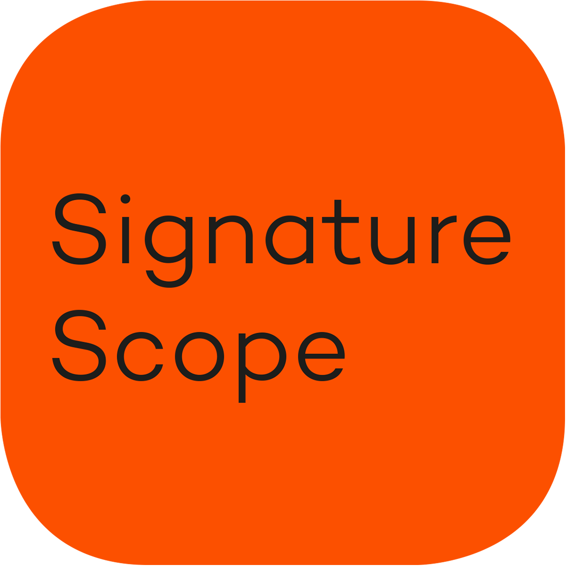 Wacom for Business Software Icon Signature Scope